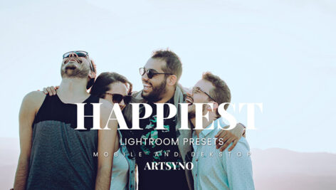 20 پریست لایت روم رنگی حرفه ای Happiest Lightroom Presets