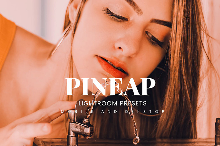 20 پریست لایت روم رنگی حرفه ای Pineap Lightroom Presets