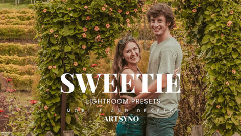 20 پریست لایت روم رنگی حرفه ای Sweetie Lightroom Presets