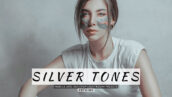 20 پریست لایت روم رنگی حرفه ای تم نقره ای Silver Tones Lightroom Presets