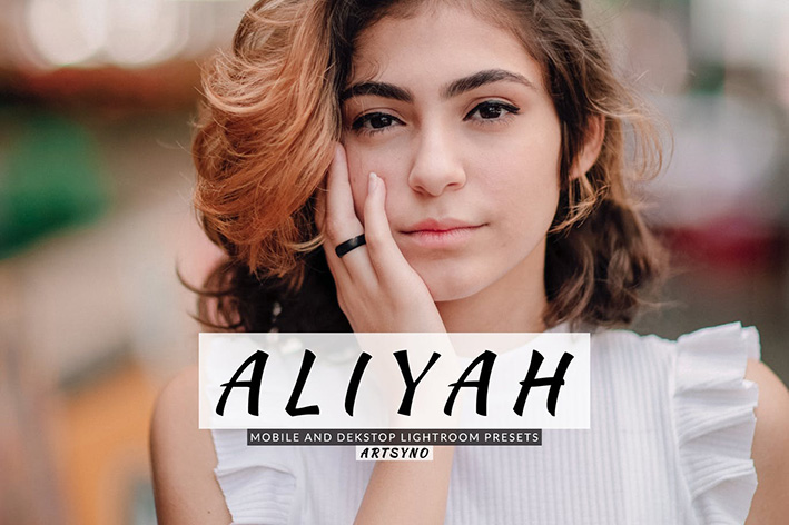 20 پریست لایت روم پرتره حرفه ای Aliyah Lightroom Presets