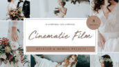 24 پریست لایت روم عروسی تم سینمایی Lightroom Presets Cinematic Film