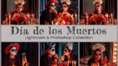 25 پریست لایت روم و اکشن فتوشاپ جشن هالووین Día de Los Muertos Lightroom PS LUTs