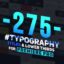 275 تایتل آماده پریمیر پرو 2021 حرفه ای Typography Titles and Lower Thirds