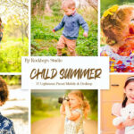 30 پریست لایت روم حرفه ای تم تابستان کودکانه Child Summer Lightroom Presets