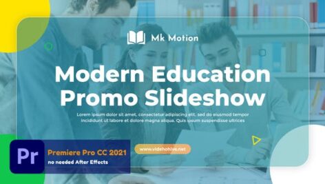 پروژه پریمیر اسلایدشو ۲۰۲۱ با موزیک مراکز آموزش Modern Education Slideshow