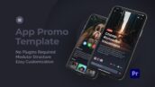 پروژه پریمیر حرفه ای با موزیک تبلیغات برنامه موبایل Mobile App Promo for Premiere Pro
