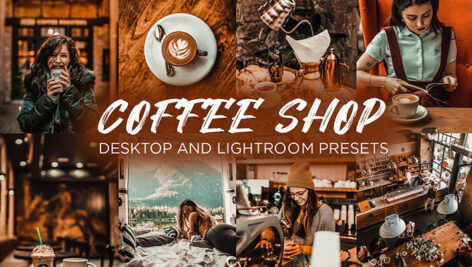 12 پریست لایت روم 2021 رنگ قهوه ای مدرن تم کافی شاپ Coffee Shop Lightroom Presets