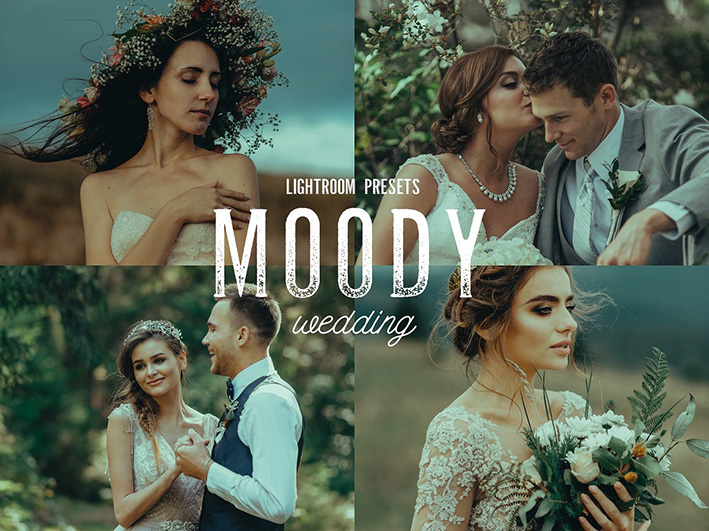 20 پریست لایت روم 2021 عروسی حرفه ای Moody Wedding Lightroom Presets