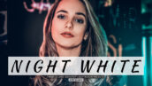 20 پریست لایت روم پرتره حرفه ای Night White Lightroom Presets