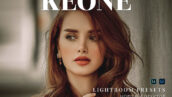 20 پریست لایت روم پرتره حرفه ای تم سینمایی Keone Lightroom Presets
