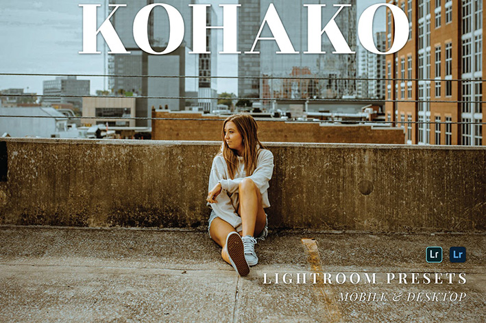 20 پریست لایت روم پرتره حرفه ای تم سینمایی Kohako Lightroom Presets