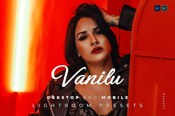 20 پریست لایت روم پرتره فشن حرفه ای Vanilu Lightroom Preset
