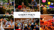 30 پریست لایت روم رنگی تم مهمانی در باغ Garden Party Lightroom Presets