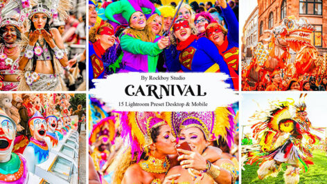 30 پریست لایت روم کارناوال 2022 جدید Carnival Lightroom Presets