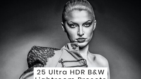 25 پریست لایت روم HDR سیاه و سفید حرفه ای Ultra HDR B&W Lightroom Presets