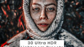 30 پریست لایت روم افکت HDR فوق حرفه ای Ultra HDR Lightroom Preset