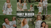 9 پریست لایت روم و اکشن فتوشاپ تم عکس خانوادگی Family Moody Photoshop Action Lightrom Presets