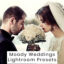 10 پریست لایت روم عروس 2022 رنگ سینماتیک Moody Weddings Lightroom Presets