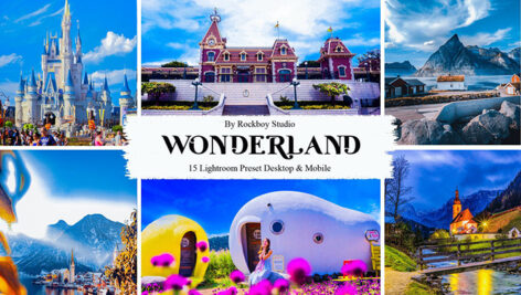 30 پریست لایت روم 2022 تم سرزمین عجایب Wonderland Lightroom Presets