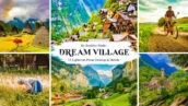 30 پریست لایت روم 2022 رنگی تم دهکده رویایی Dream Village Lightroom Presets