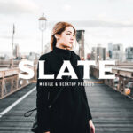 40 پریست لایت روم پرتره و پریست کمرا راو و اکشن فتوشاپ تم تیره Slate Pro Lightroom Presets V2