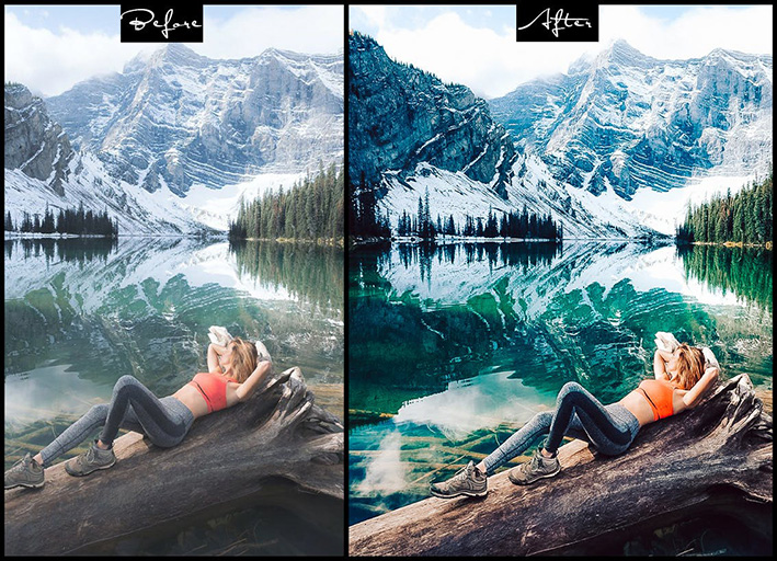 9 پریست لایت روم طبیعت و اکشن فتوشاپ Outdoor Photoshop Actions Lightroom Presets