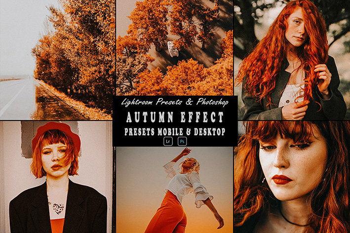 9 پریست لایت روم فصل پاییز و اکشن فتوشاپ Autumn Photoshop Action Lightrom Presets