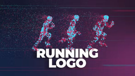 
پروژه آماده افتر افکت لوگو با موزیک افکت ذرات Running Sport Logo With Particles