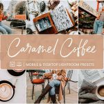10 پریست لایت روم 2022 حرفه ای تم رنگی شکلاتی Caramel Coffee Preset Collection
