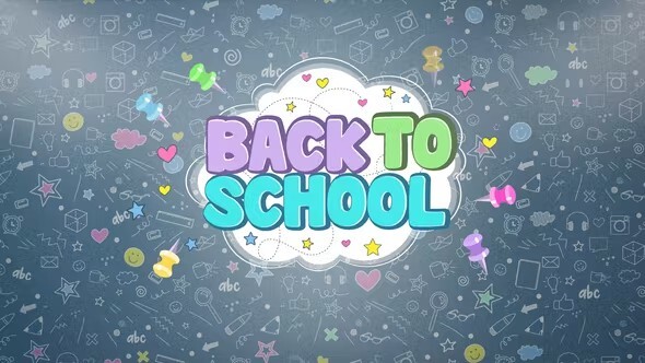 پروژه افتر افکت رزولوشن 4K بازگشت به مدرسه Back To School Opener
