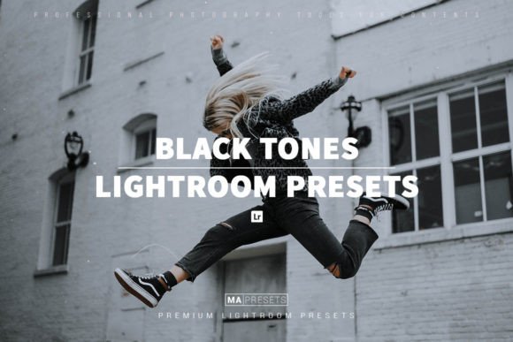 30 پریست لایت روم 2022 فوق حرفه ای تم رنگی تیره BLACK TONES Lightroom Presets
