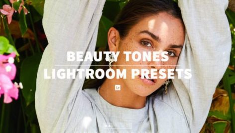 30 پریست لایت روم 2022 فوق حرفه ای تم زیبا سازی BEAUTY TONES Lightroom Presets