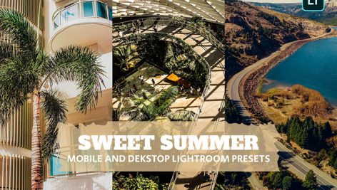 14 پریست لایت روم 2022 حرفه ای تم تابستان شیرین Sweet Summer Lightroom Presets