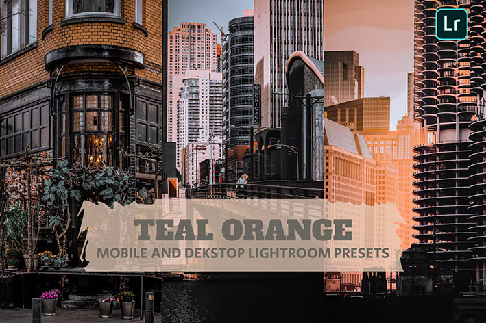 14 پریست لایت روم 2022 حرفه ای تم نارنجی سبز Teal Orange Lightroom Presets