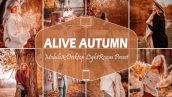 20 پریست لایت روم 2022 حرفه ای تم پاییز سر زنده Alive Autumn Lightroom Presets