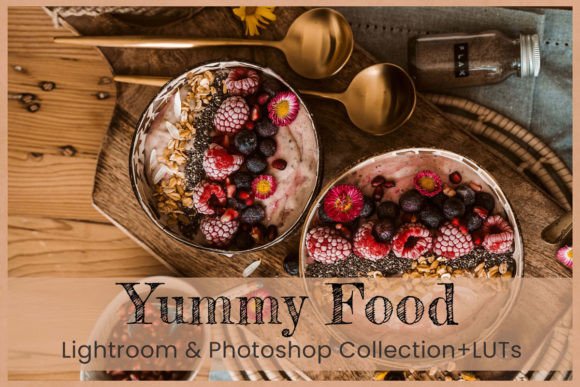 32 پریست لایت روم و اکشن فتوشاپ و لات رنگی عکس غذا Yummy Food Lightroom Presets