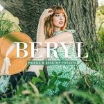 40 پریست لایت روم و پریست کمرا راو و اکشن فتوشاپ تم پرتره Beryl Lightroom Presets