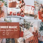 24 پریست لایت روم رنگی فوق حرفه ای تم کریسمس جادویی December Magic Lightroom Presets