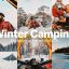100 پریست لایت روم و لات رنگی فصل زمستانی Winter Camping Lightroom Presets