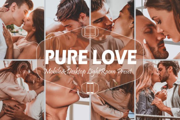32 پریست لایت روم فوق حرفه ای 2023 تم عشق حقیقی Pure Love Lightroom Presets HDR