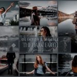 36 پریست لایت روم فوق حرفه ای2023 کریسمس تم تیره و آبی the Dark Earth Lightroom Presets Blue