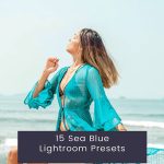 15 پریست لایت روم حرفه ای 2023 تم دریای آبی Sea Blue Lightroom Presets