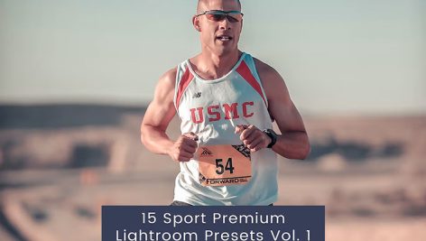15 پریست لایت روم حرفه ای 2023 تم ورزشی Sport Premium Lightroom Presets Vol. 1
