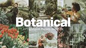 80 پریست لایت روم حرفه ای 2023 تم گیاه شناسی Botanical Lightroom Presets and LUTs