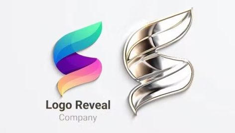 پروژه آماده افتر افکت ۲۰۲۳ حرفه ای لوگو افکت رنگی Logo Reveal