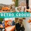 20 پریست لایت روم رنگی سینماتیک فوق حرفه ای تم گرم Retro Groove Lightroom Presets