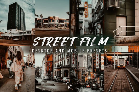 20 پریست لایت روم رنگی سینماتیک فوق حرفه ای عکس خیابانی Street Film Lightroom Presets