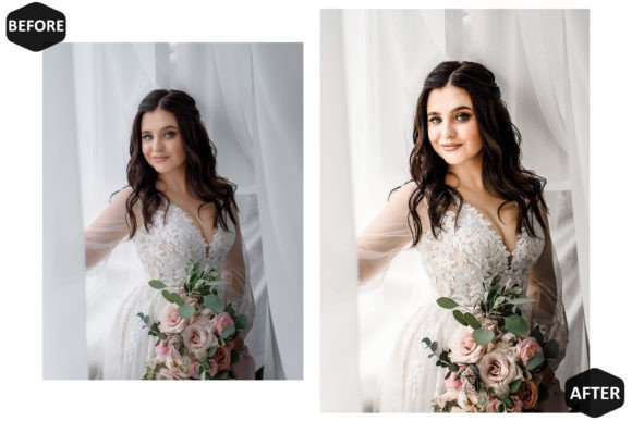 24 پریست لایت روم رنگی سینماتیک فوق حرفه ای عروسی White Wedding Lightroom Presets