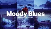 80 پریست لایت روم و لات رنگی 2023 حرفه ای تم آبی Moody Blues Lightroom Presets and LUTs